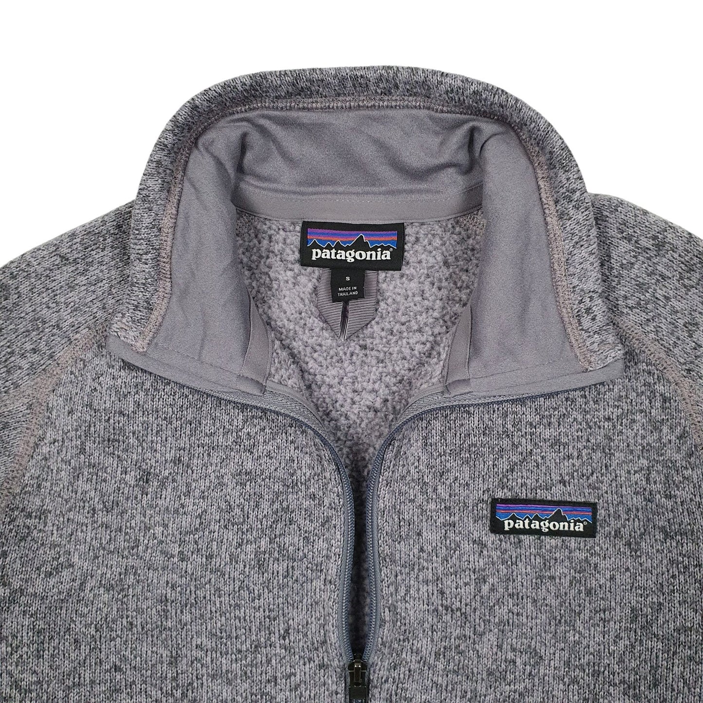 Womens Purple Patagonia Better Sweater Quarter Zip Jumper
