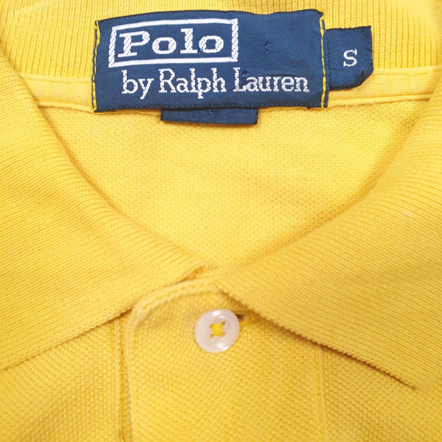 Mens Yellow Polo Ralph Lauren   Polo Shirt