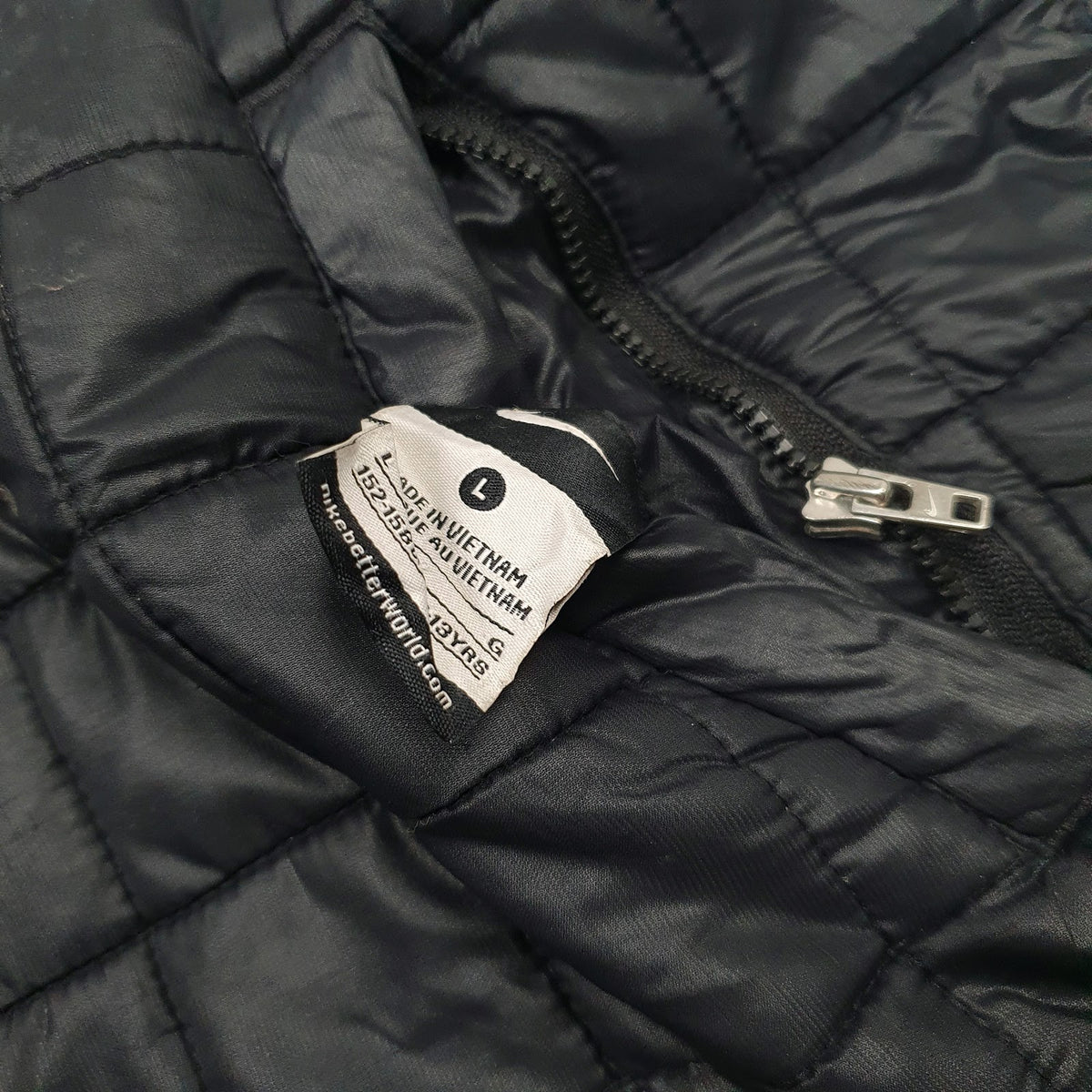 Womens Black Nike Reversible  Coat