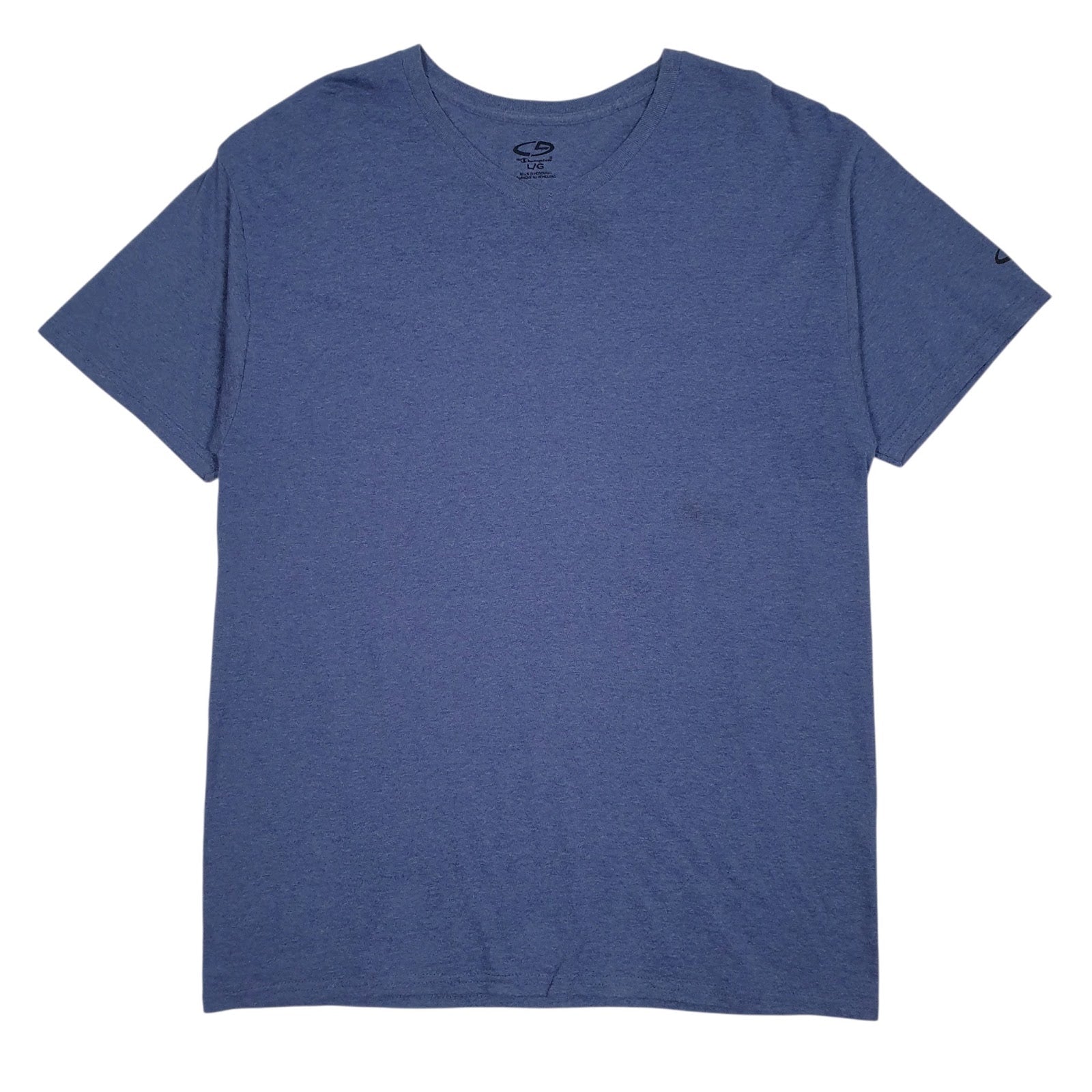 Mens Blue Champion  Short Sleeve T Shirt