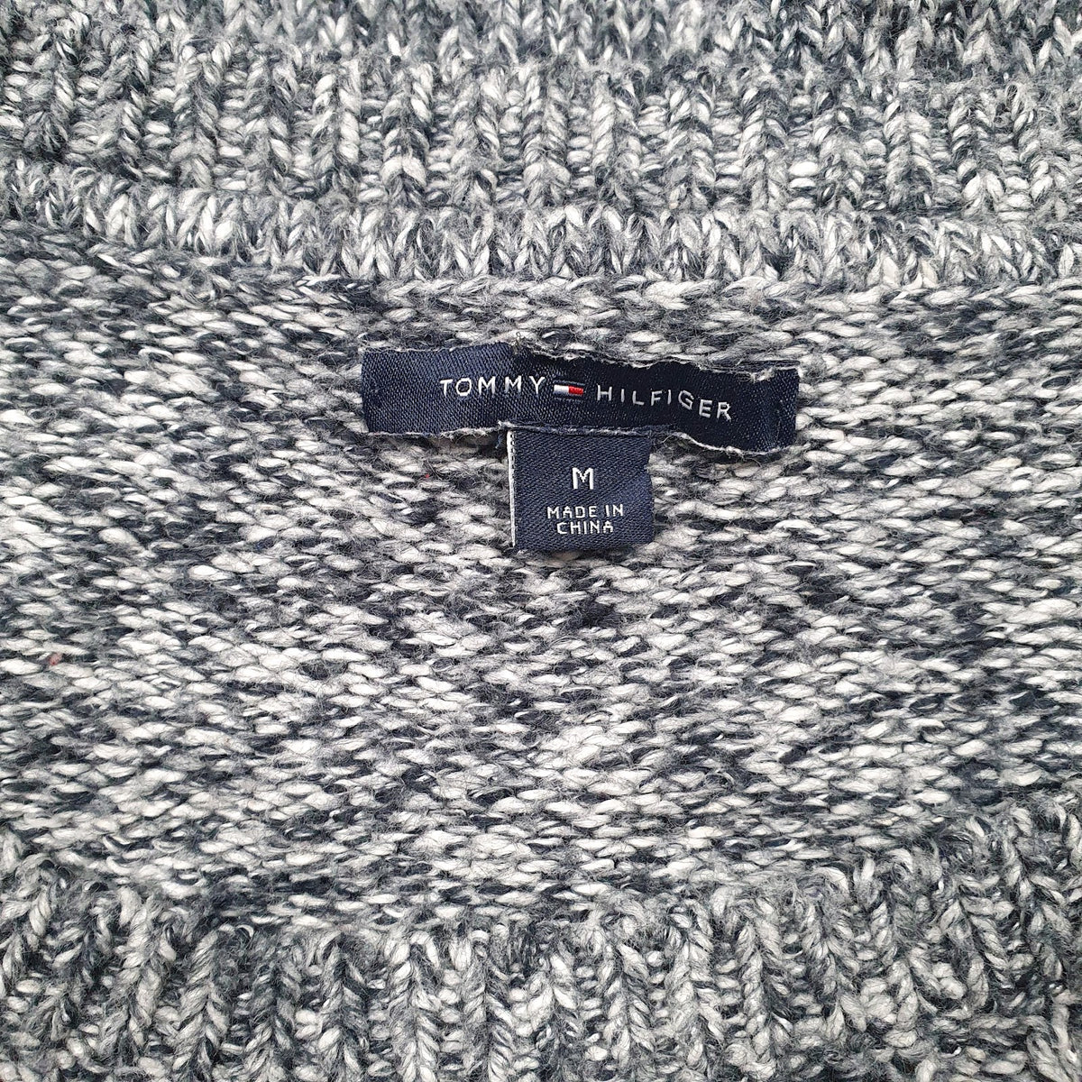 Womens Grey Tommy Hilfiger Knit Crewneck Jumper