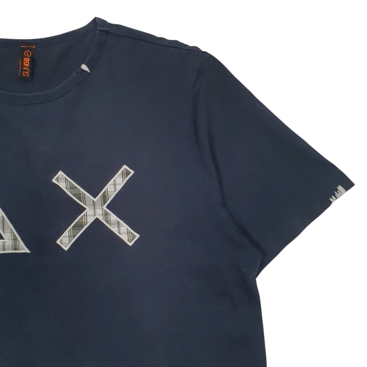 Mens Navy Sun68   T Shirt