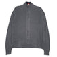 Mens Grey Tommy Hilfiger Heavy Knitwear Full Zip Jumper