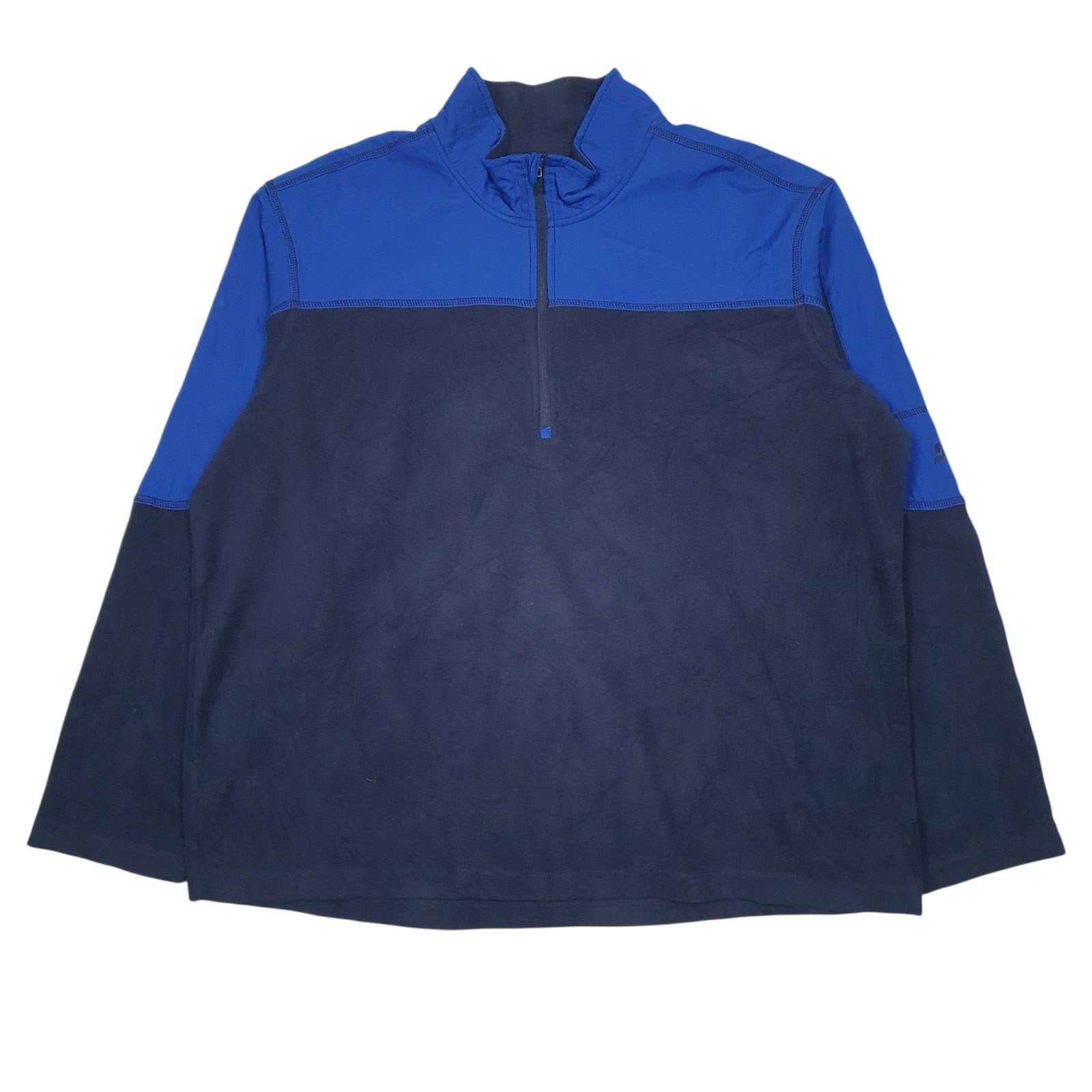 Mens Navy Starter  Quarter Zip Jumper