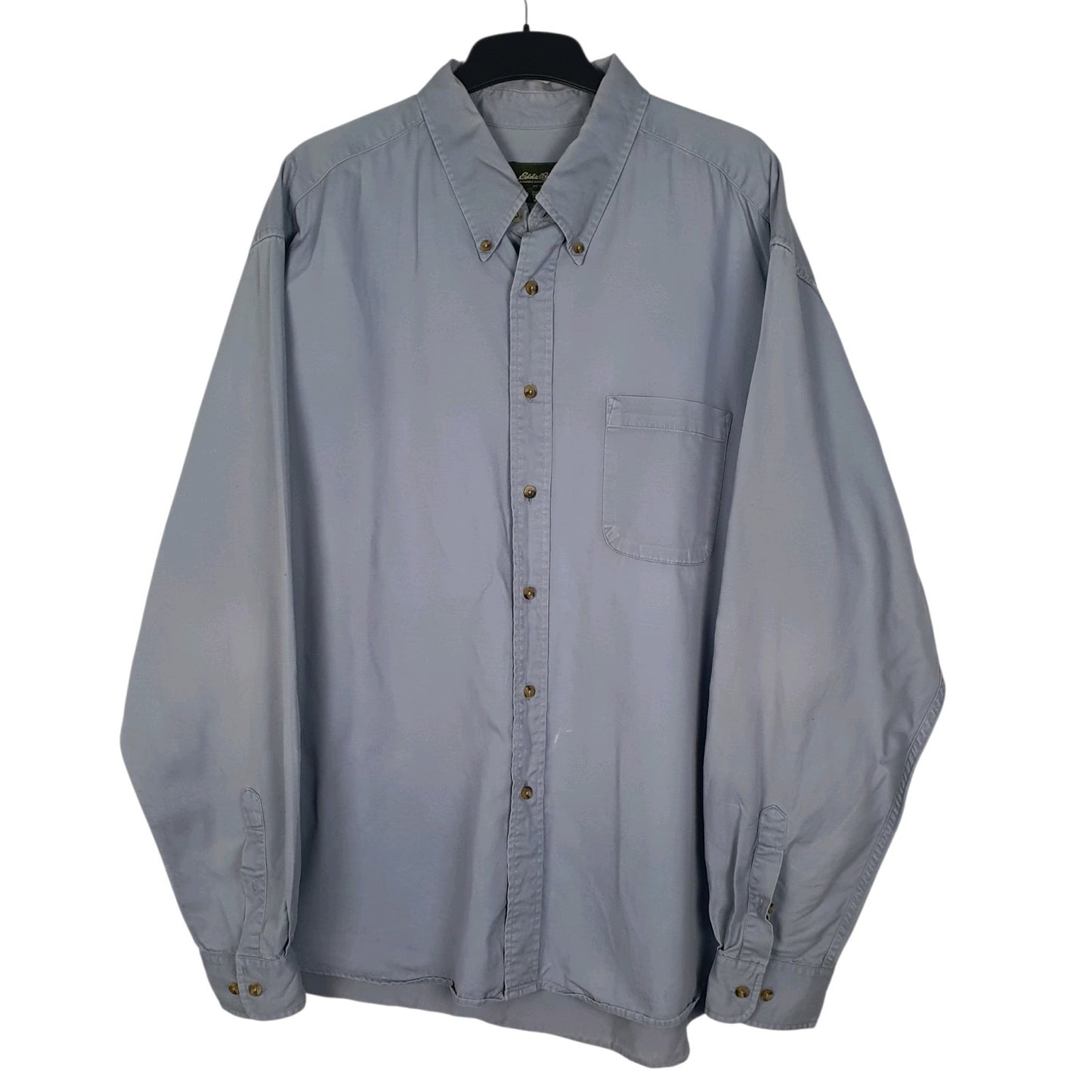 Mens Blue Eddie Bauer  Long Sleeve Shirt