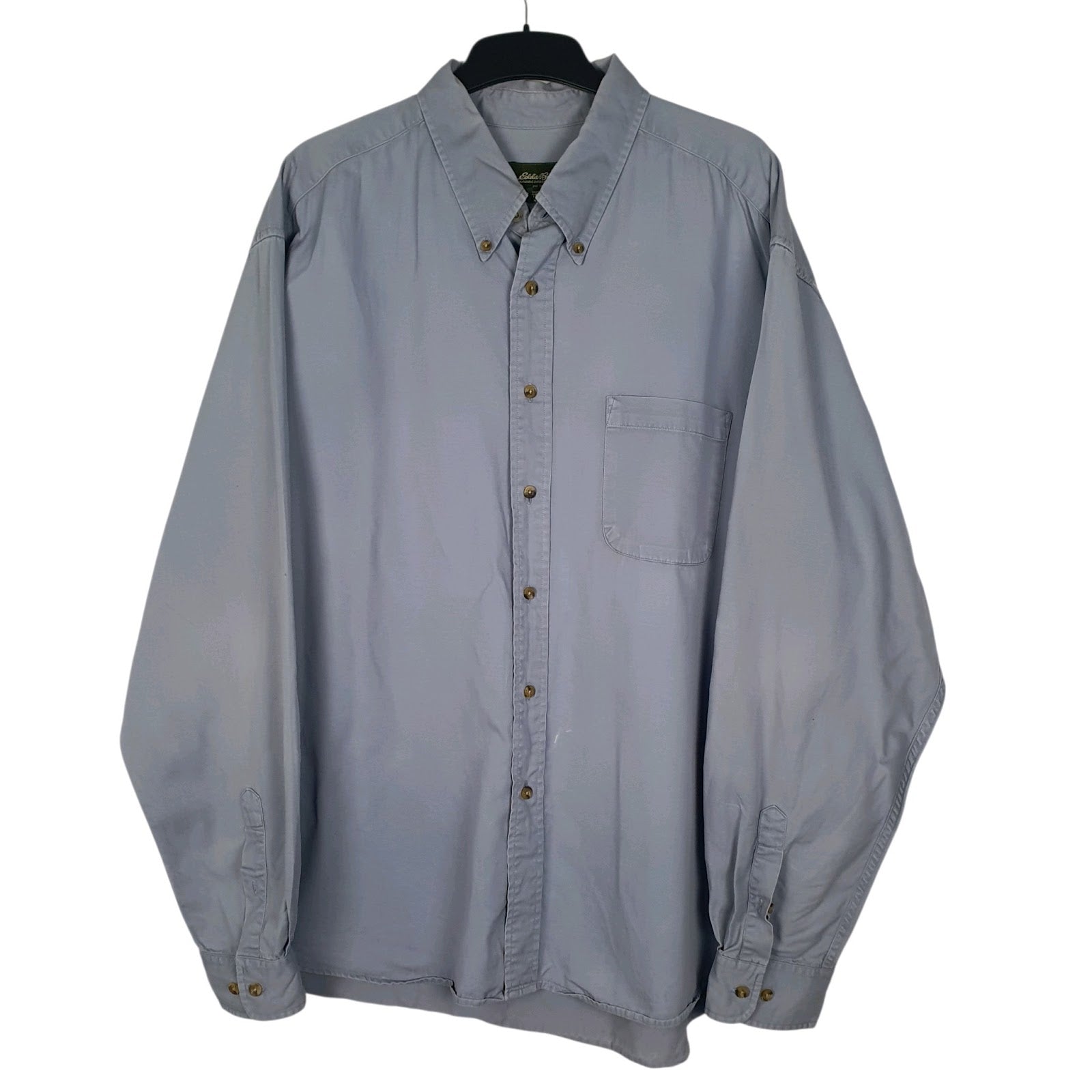 Mens Blue Eddie Bauer  Long Sleeve Shirt