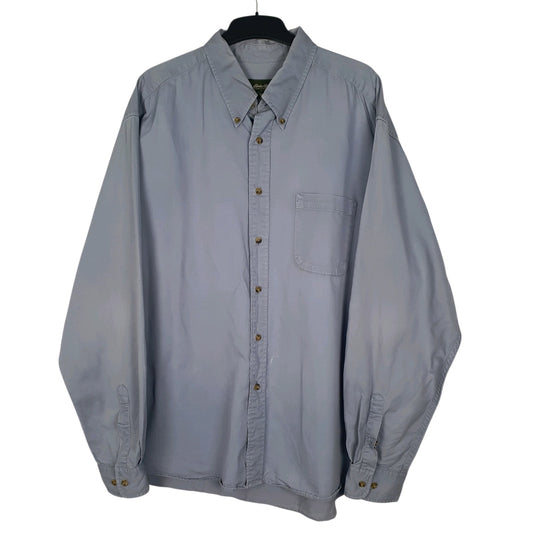 Mens Blue Eddie Bauer  Long Sleeve Shirt