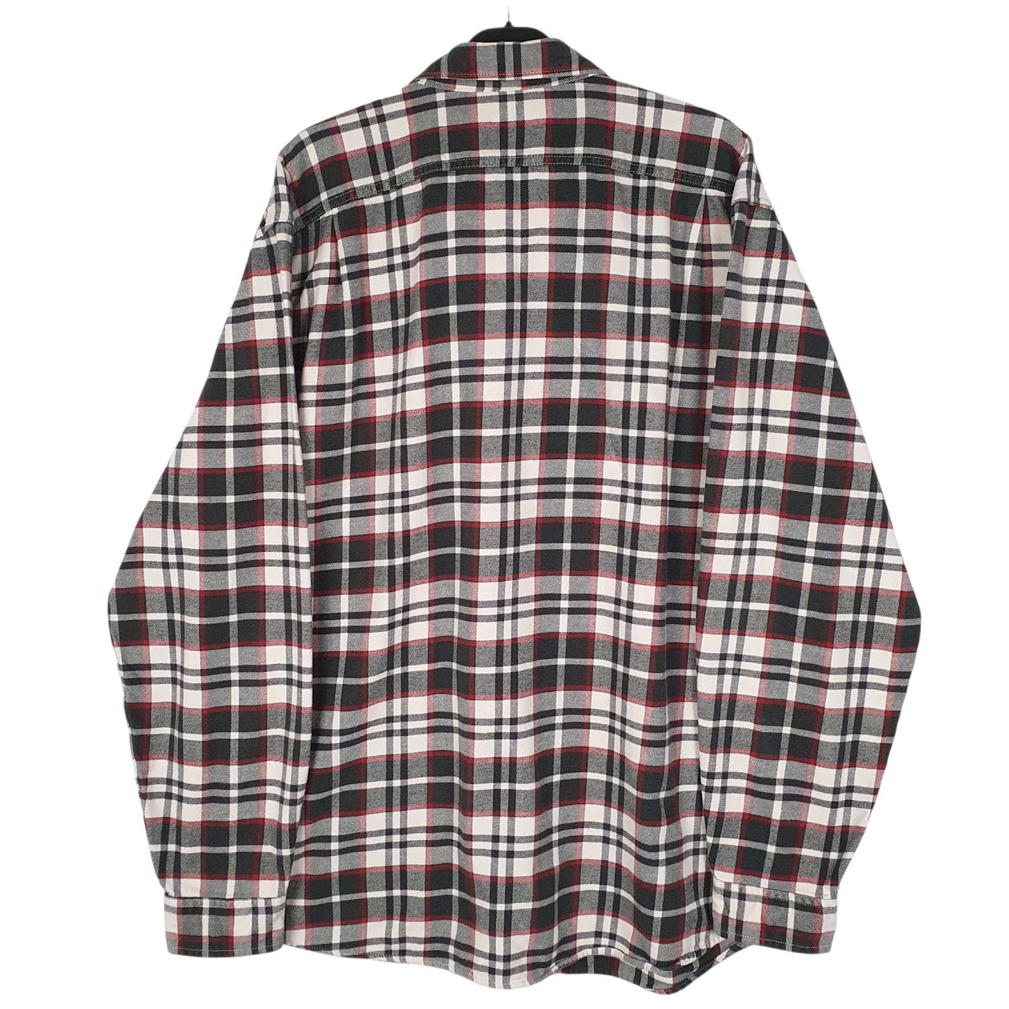 Mens Grey Eddie Bauer Flannel  Shirt