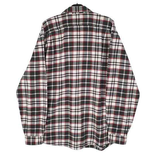 Mens Grey Eddie Bauer Flannel  Shirt