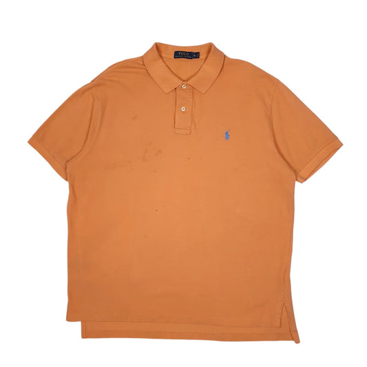 Mens Orange Polo Ralph Lauren  Short Sleeve Polo Shirt
