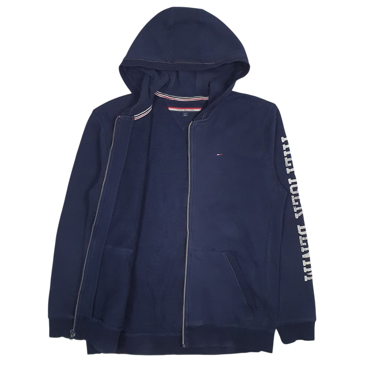 Mens Navy Tommy Hilfiger  Full Zip Jumper