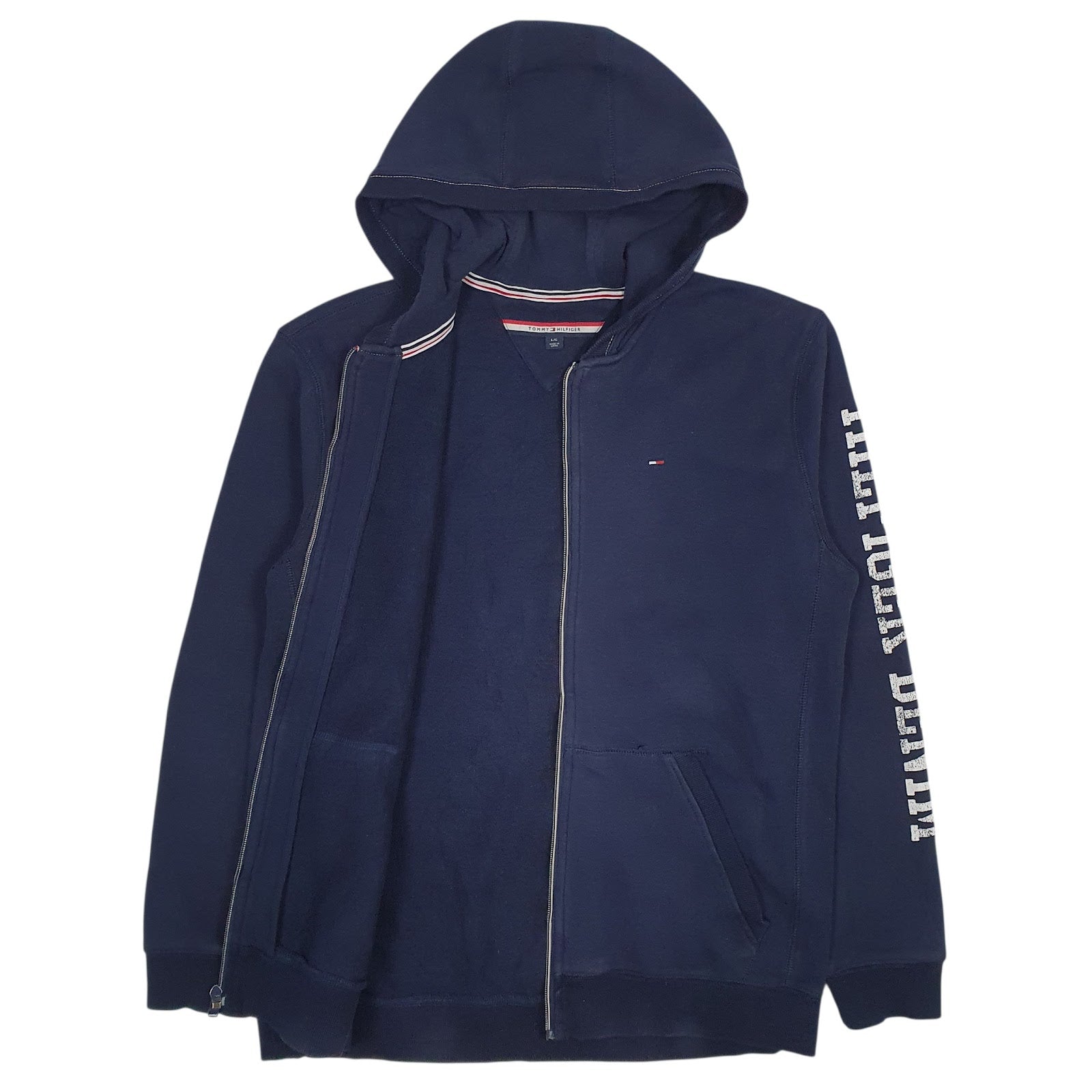 Mens Navy Tommy Hilfiger  Full Zip Jumper