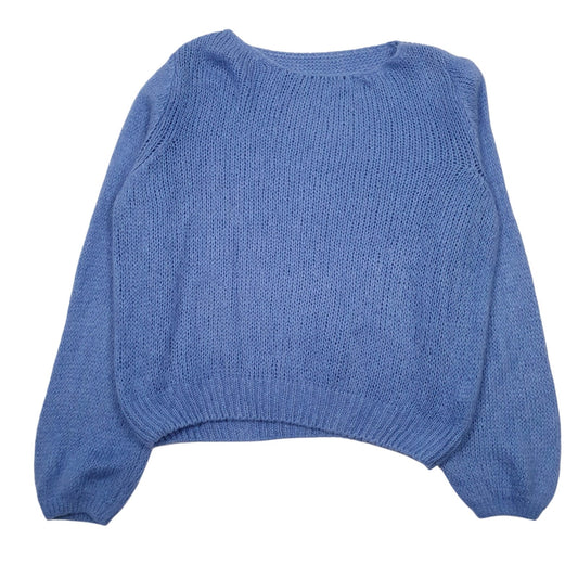 Womens Blue Unbranded Knit Crewneck Jumper