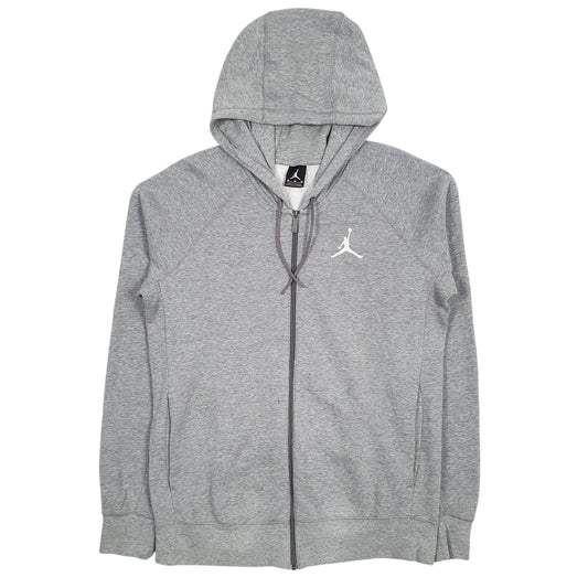 Mens Grey Nike Air Jordan  Full Zip Jumper