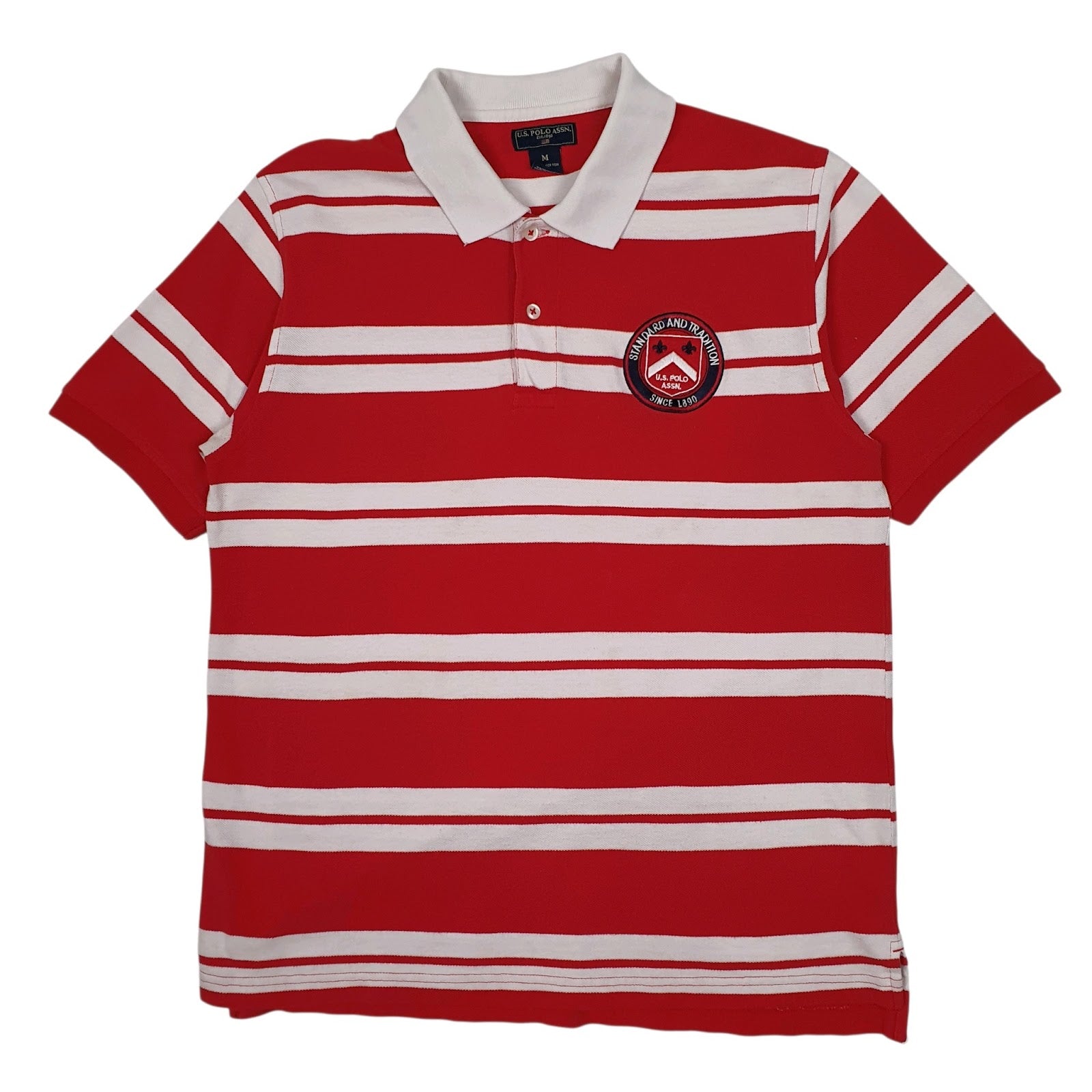 Mens Red U.S. POLO ASSN.  Short Sleeve Polo Shirt