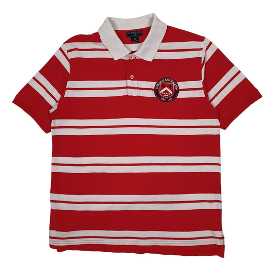 Mens Red U.S. POLO ASSN.  Short Sleeve Polo Shirt