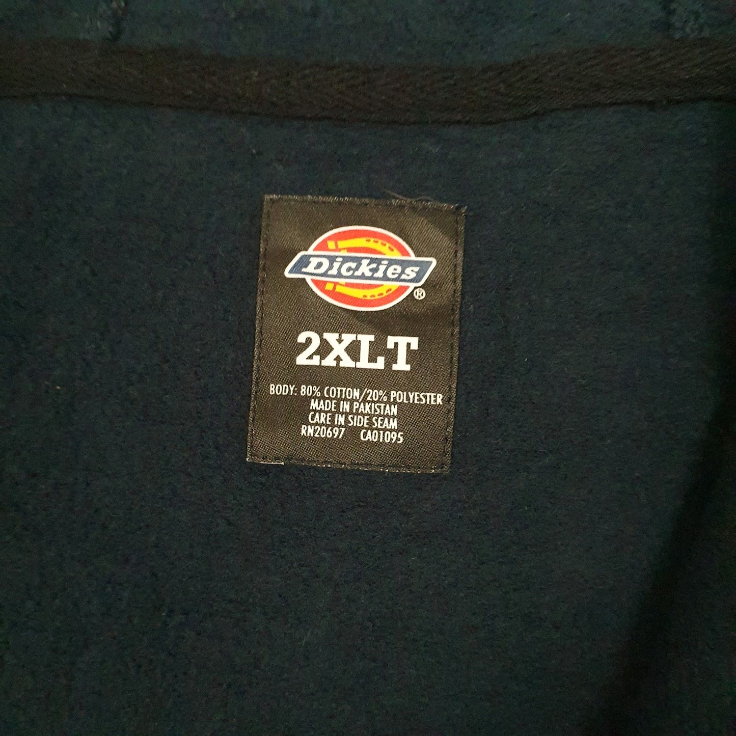 Mens Navy Dickies  Full Zip Jumper