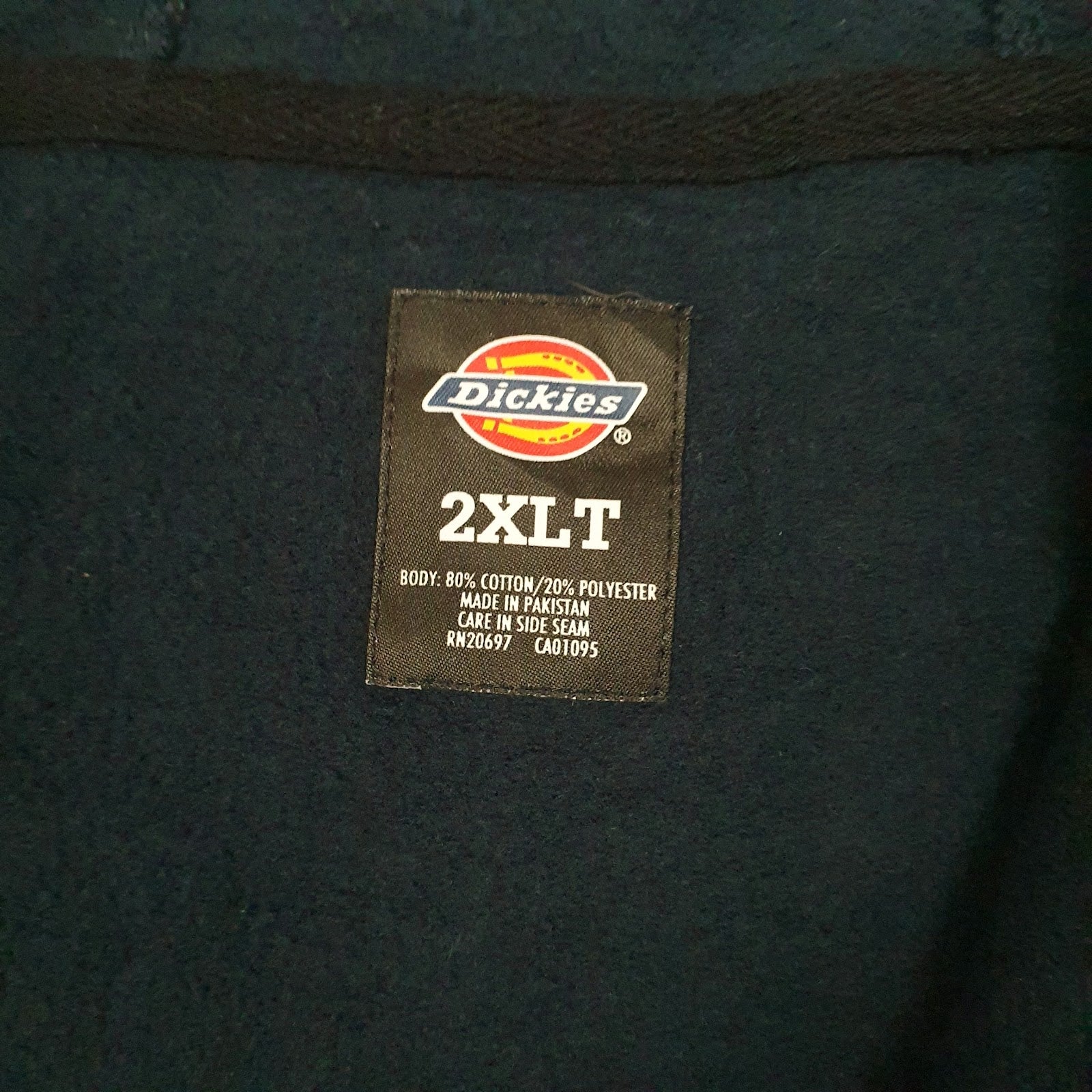 Mens Navy Dickies  Full Zip Jumper