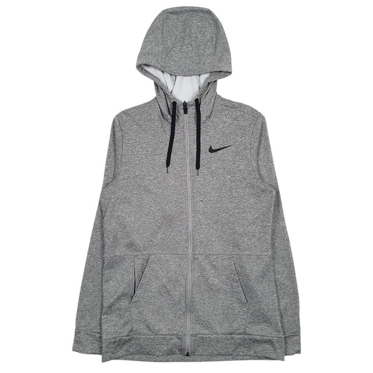 Mens Grey Nike Therma-Fit Full Zip Jumper