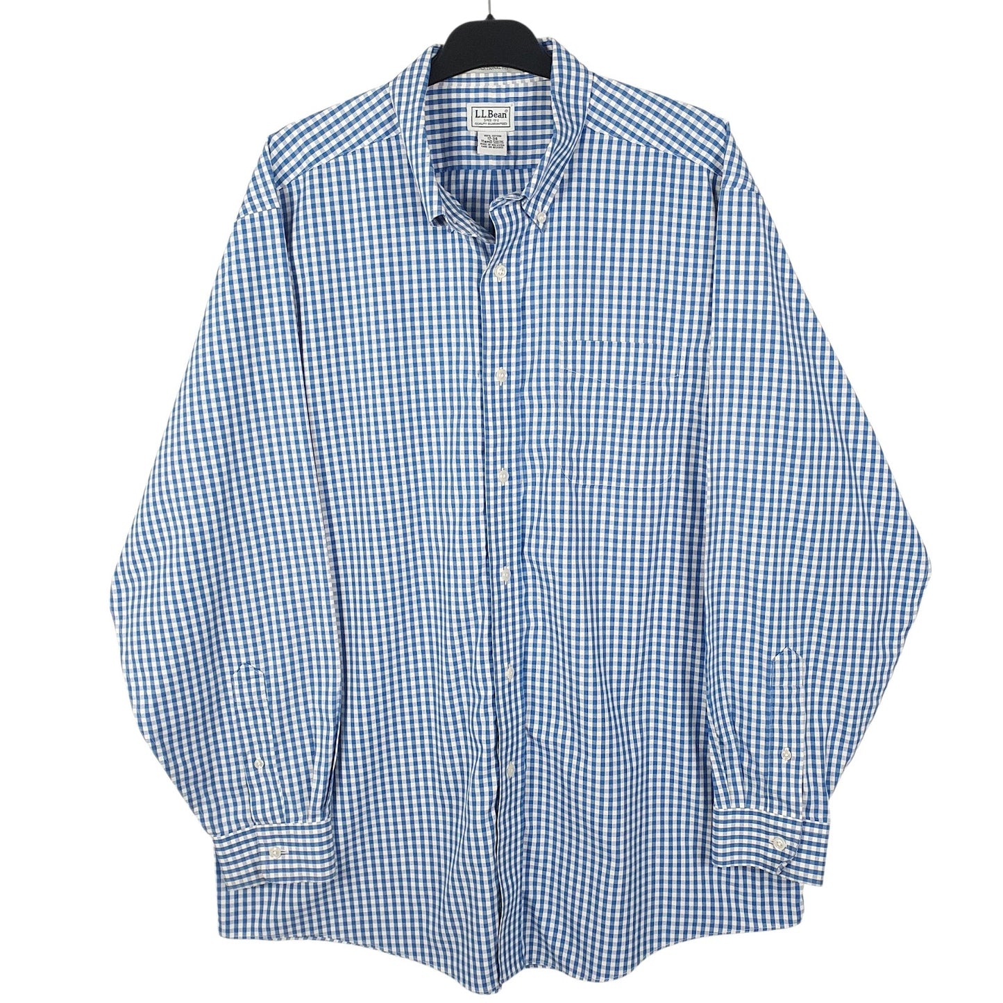 Mens Blue L.L.Bean  Long Sleeve Shirt