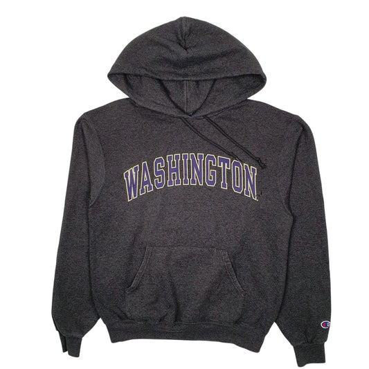 Mens Grey Champion Washington University Hoodie Jumper