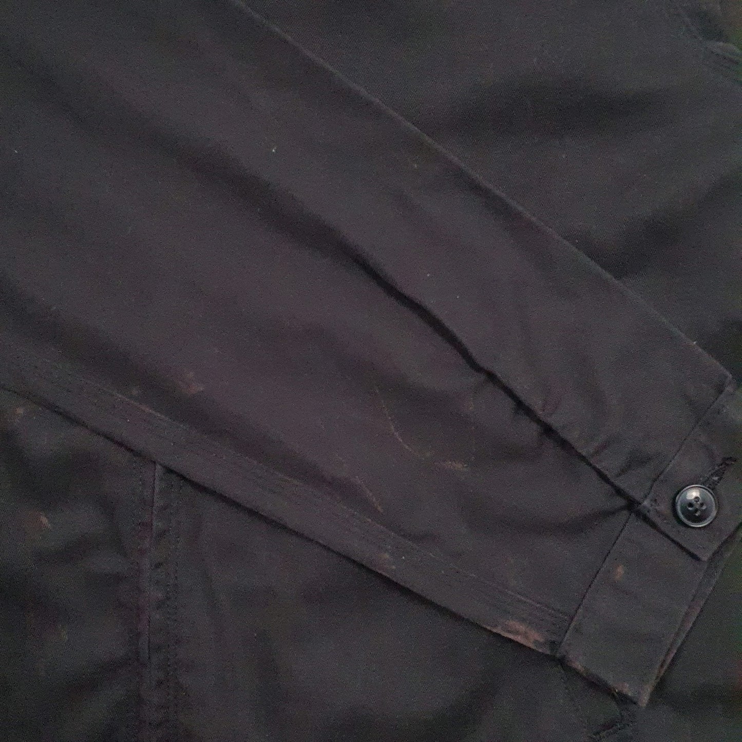 Mens Black Dickies Eisenhower Windbreaker Crewneck Coat