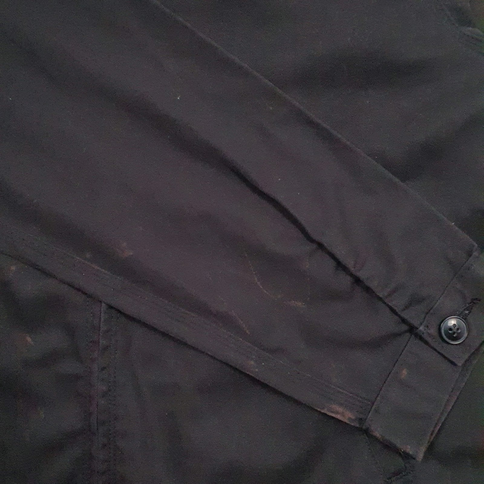 Mens Black Dickies Eisenhower Windbreaker Crewneck Coat