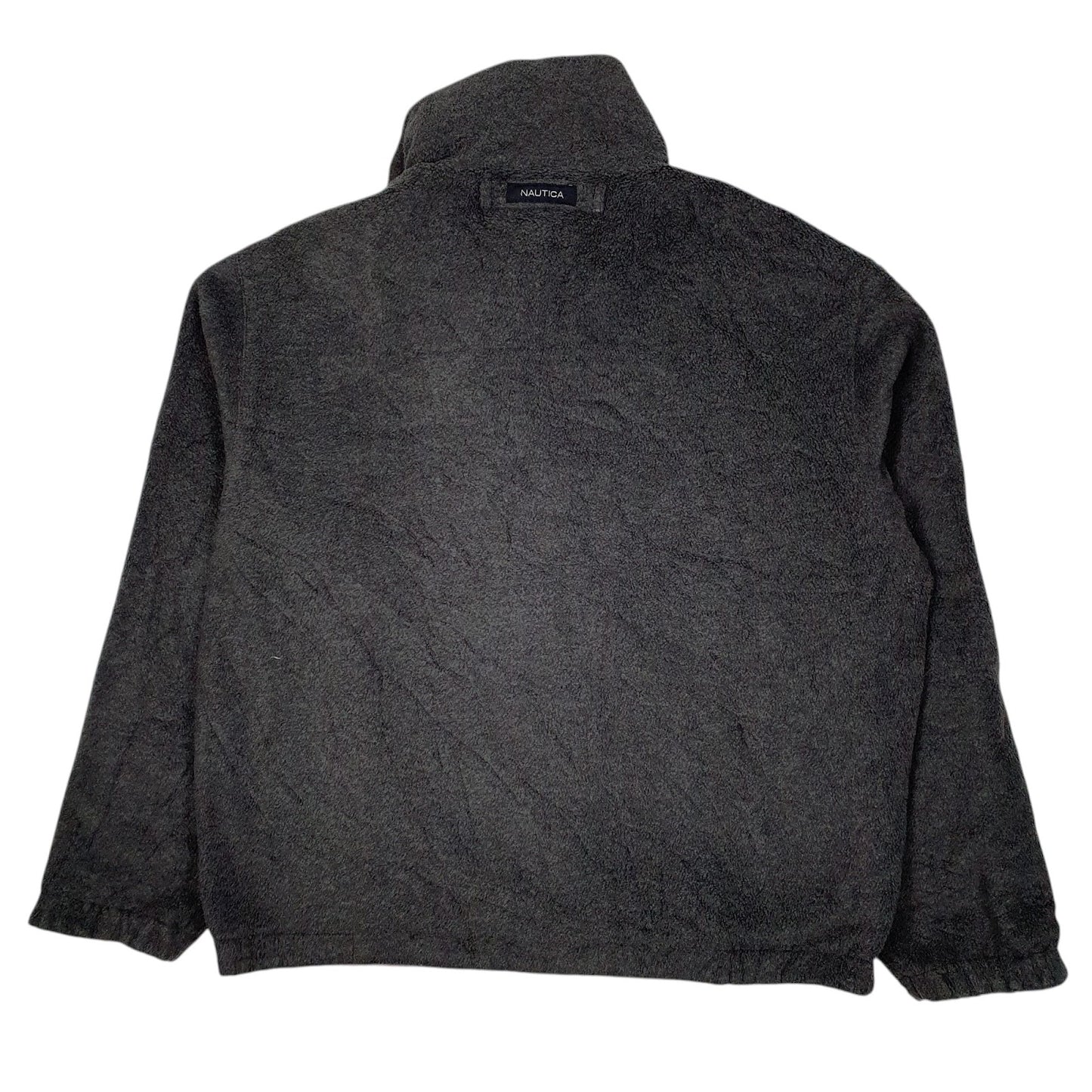Mens Navy Nautica Reversible Fleece Lined  Coat