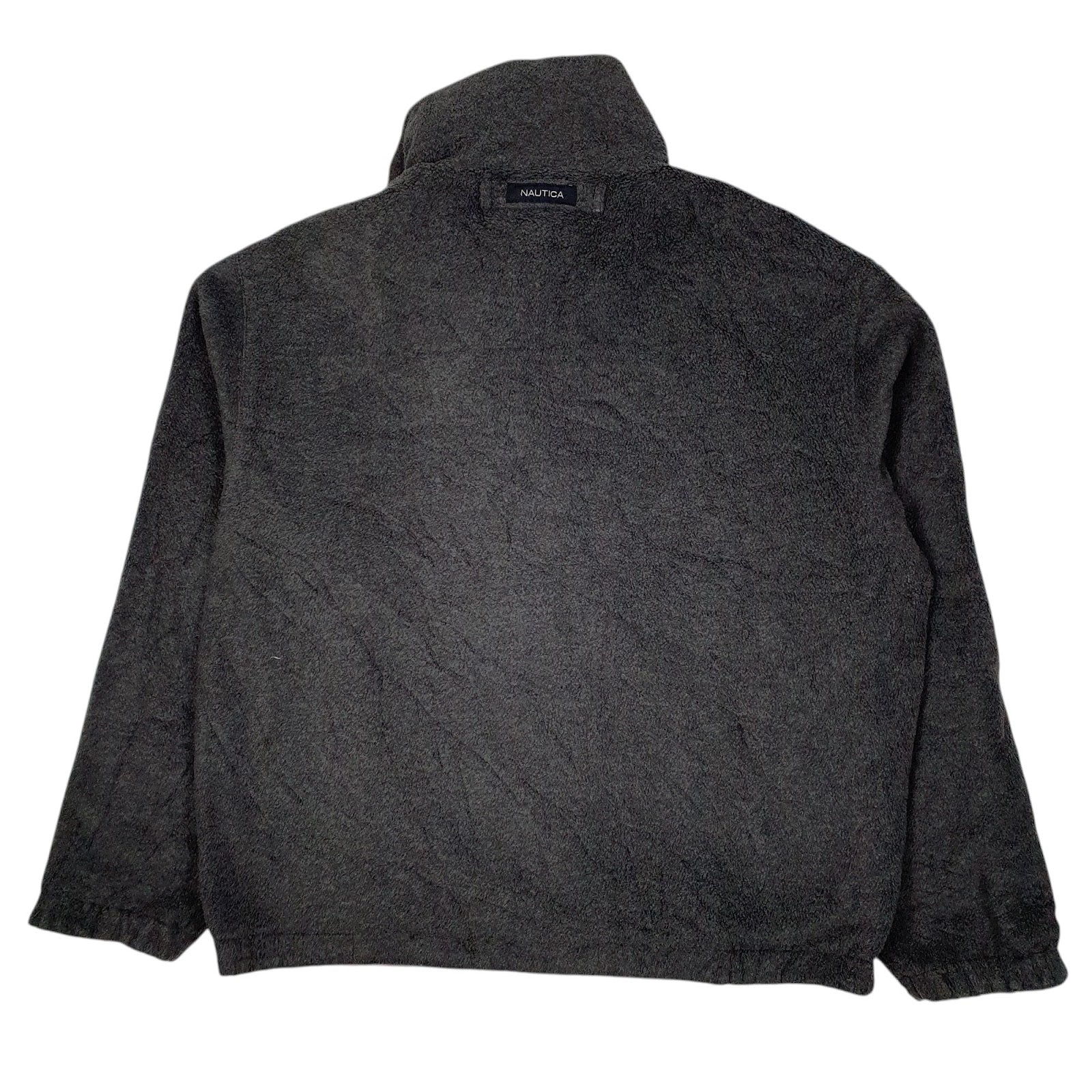 Mens Navy Nautica Reversible Fleece Lined  Coat