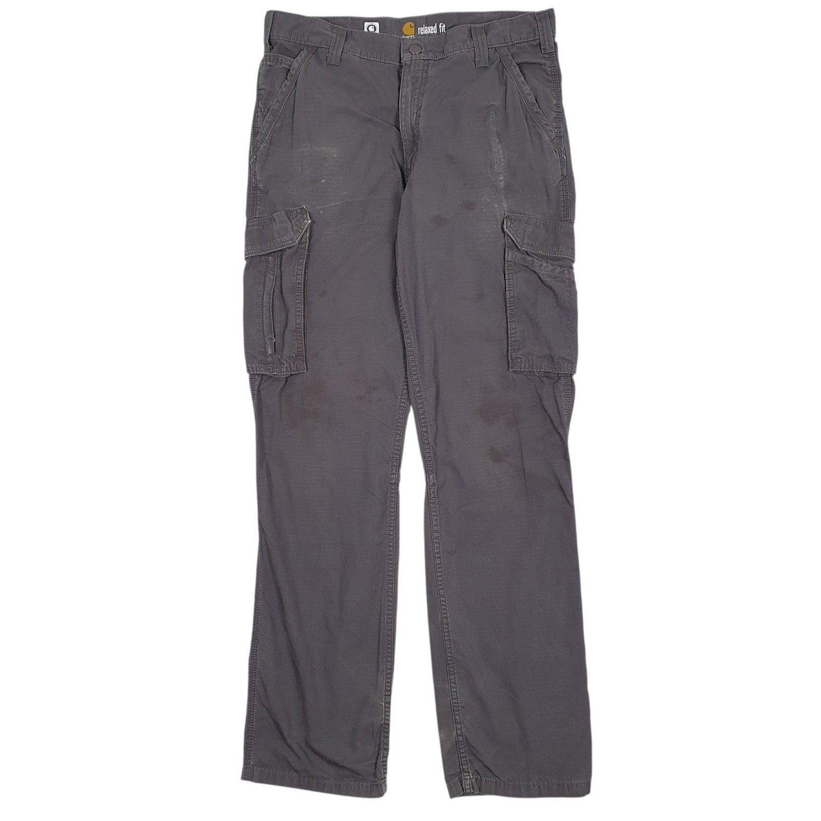 Mens Grey Carhartt  Cargo Trousers