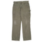 Mens Green Carhartt B324 ARG Workwear Carpenter Trousers