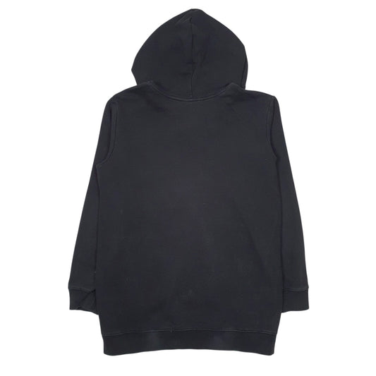 Womens Black Adidas Spellout Hoodie Jumper