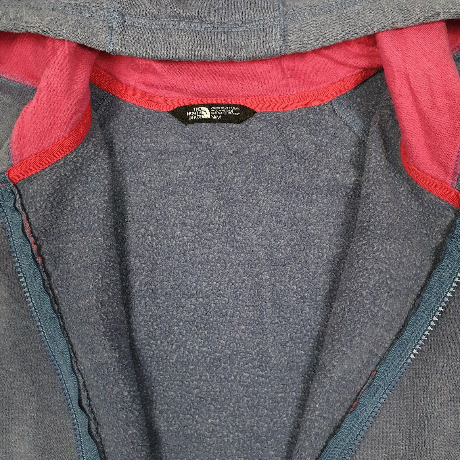 Womens Purple The North Face Hoodie Full Zip Jumper