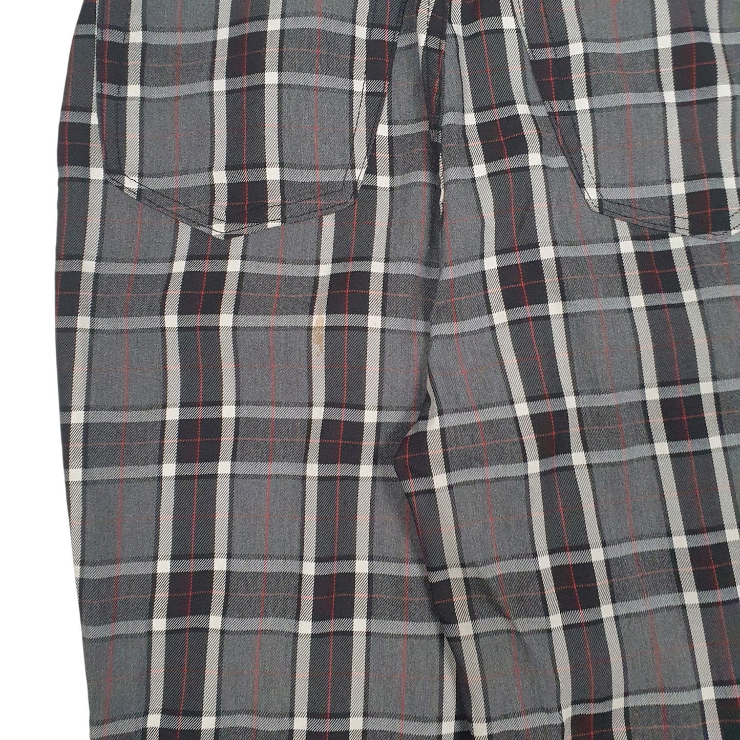 Womens Grey Dolce and Gabbana Plaid  Trousers
