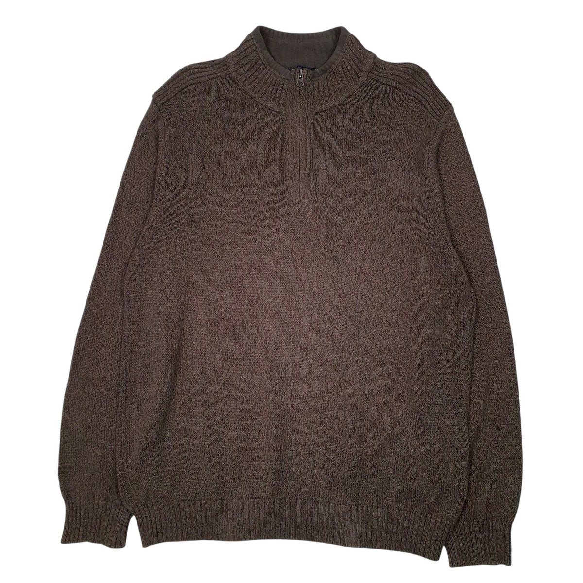 Mens Grey Dockers  Quarter Zip Jumper
