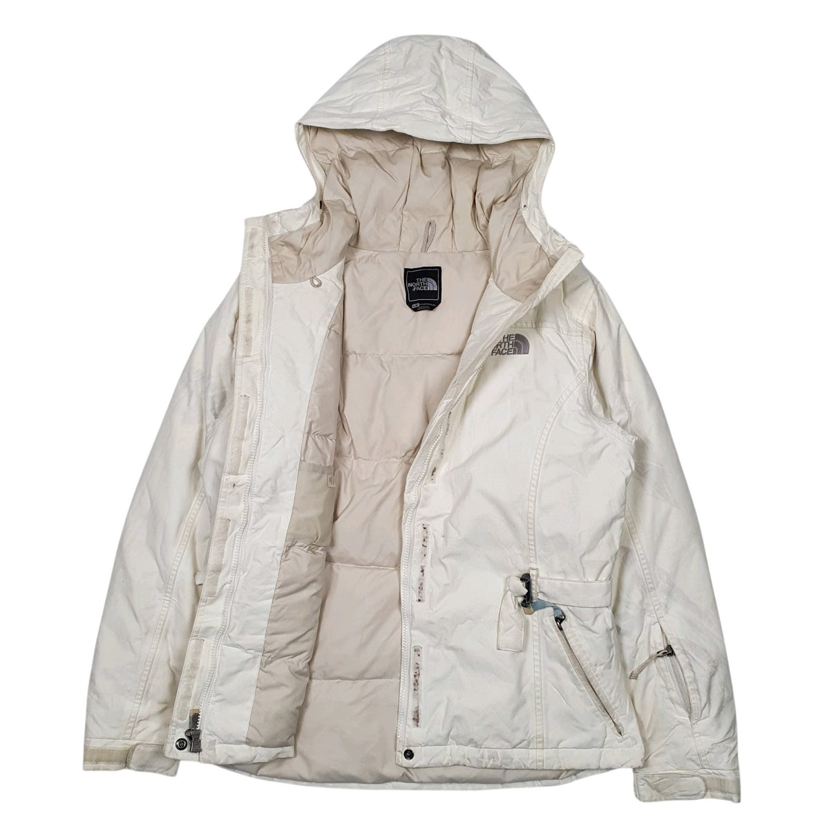 Womens Cream The North Face 550  Coat