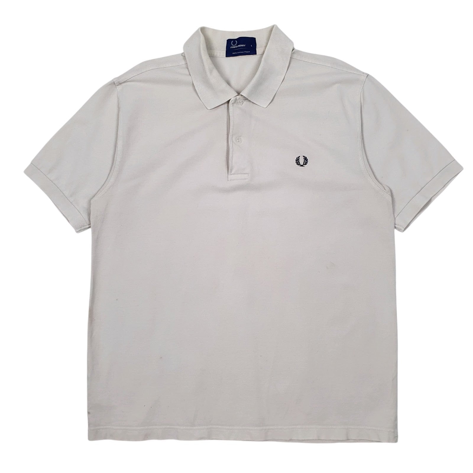 Mens Grey Fred Perry  Short Sleeve Polo Shirt
