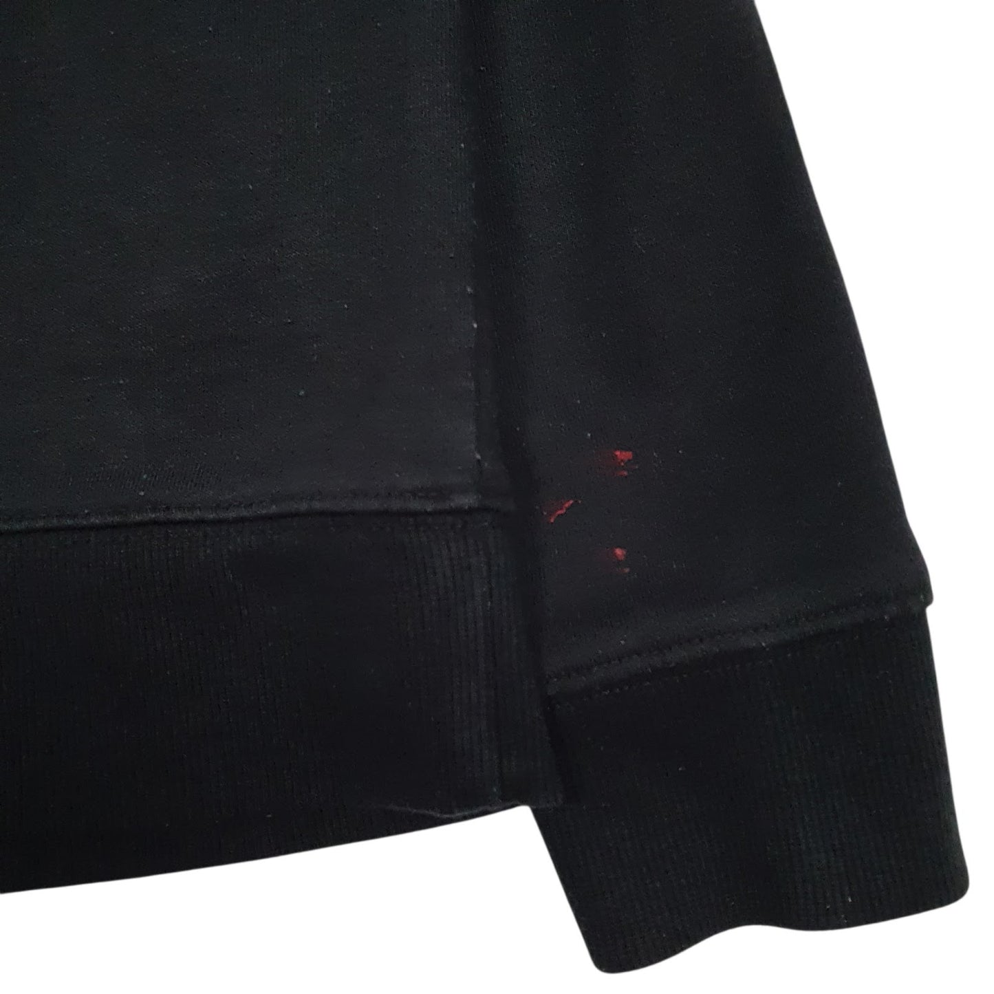 Mens Black Champion Spellout Hoodie Jumper