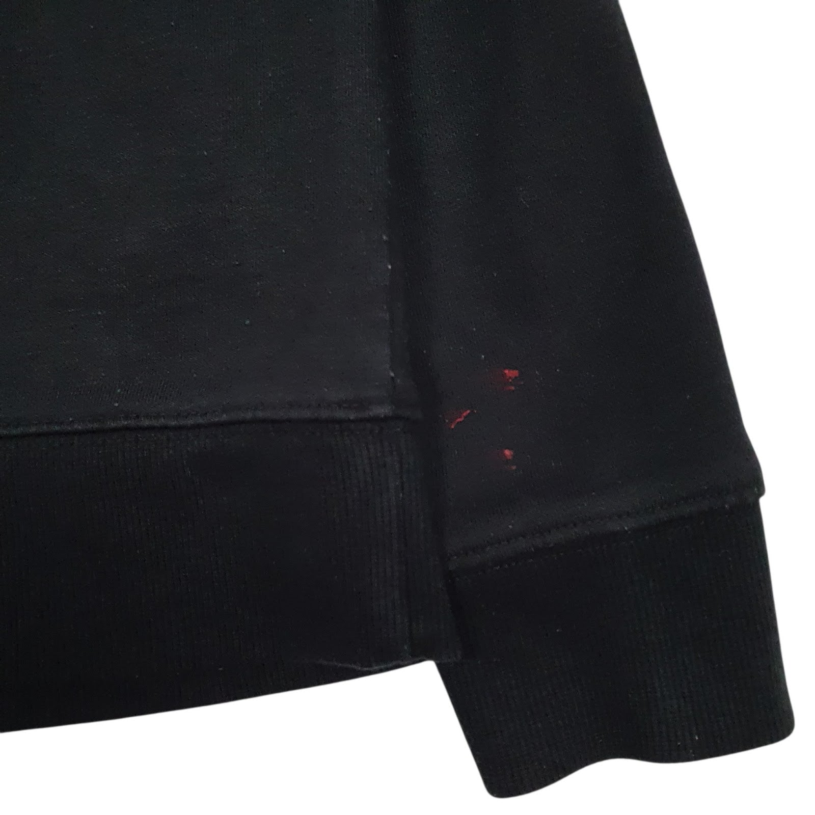 Mens Black Champion Spellout Hoodie Jumper