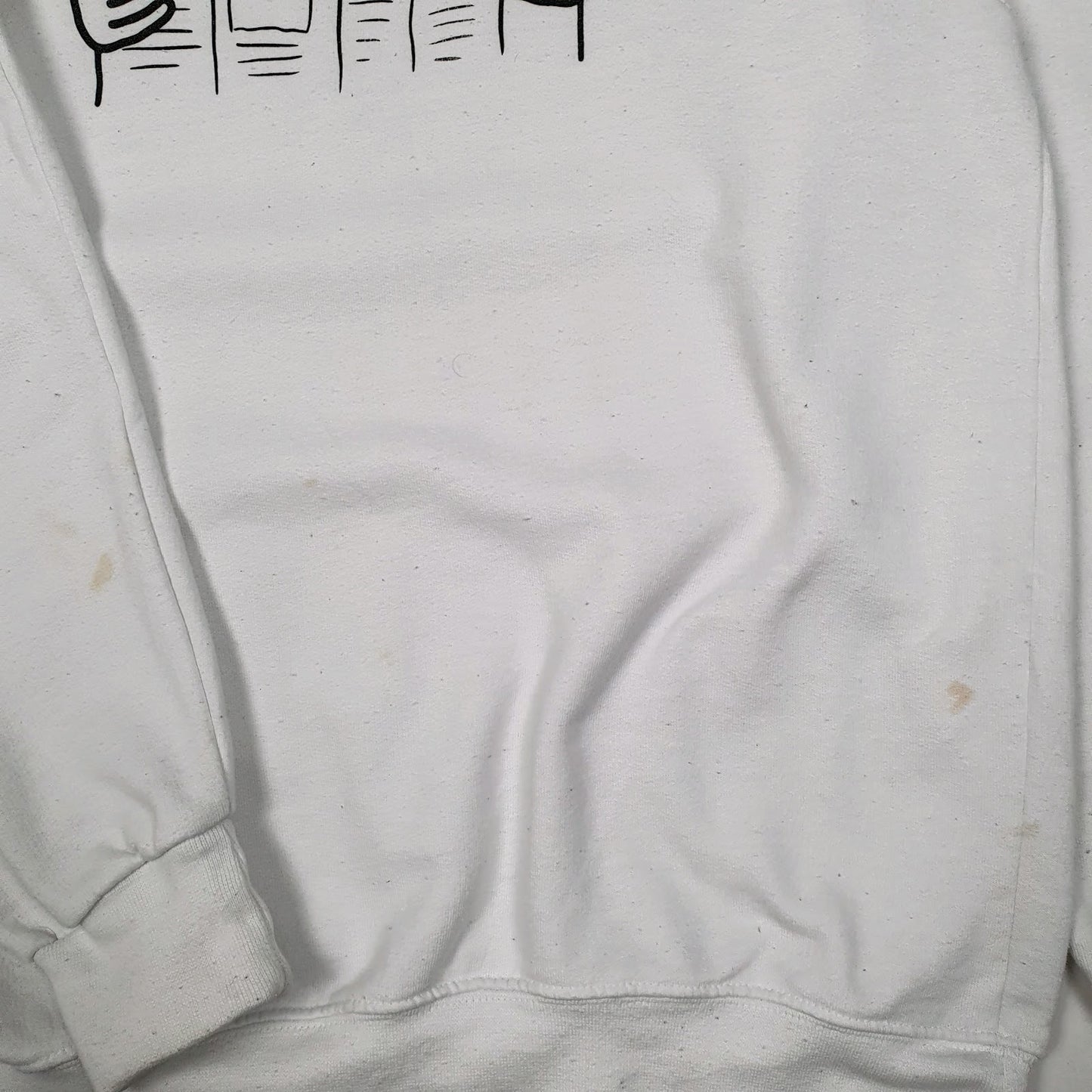 Mens White Champion Sagamore Crewneck Jumper