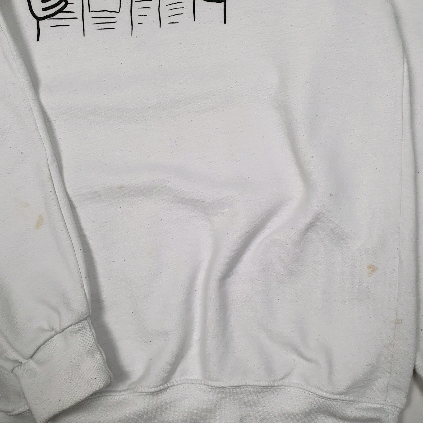 Mens White Champion Sagamore Crewneck Jumper