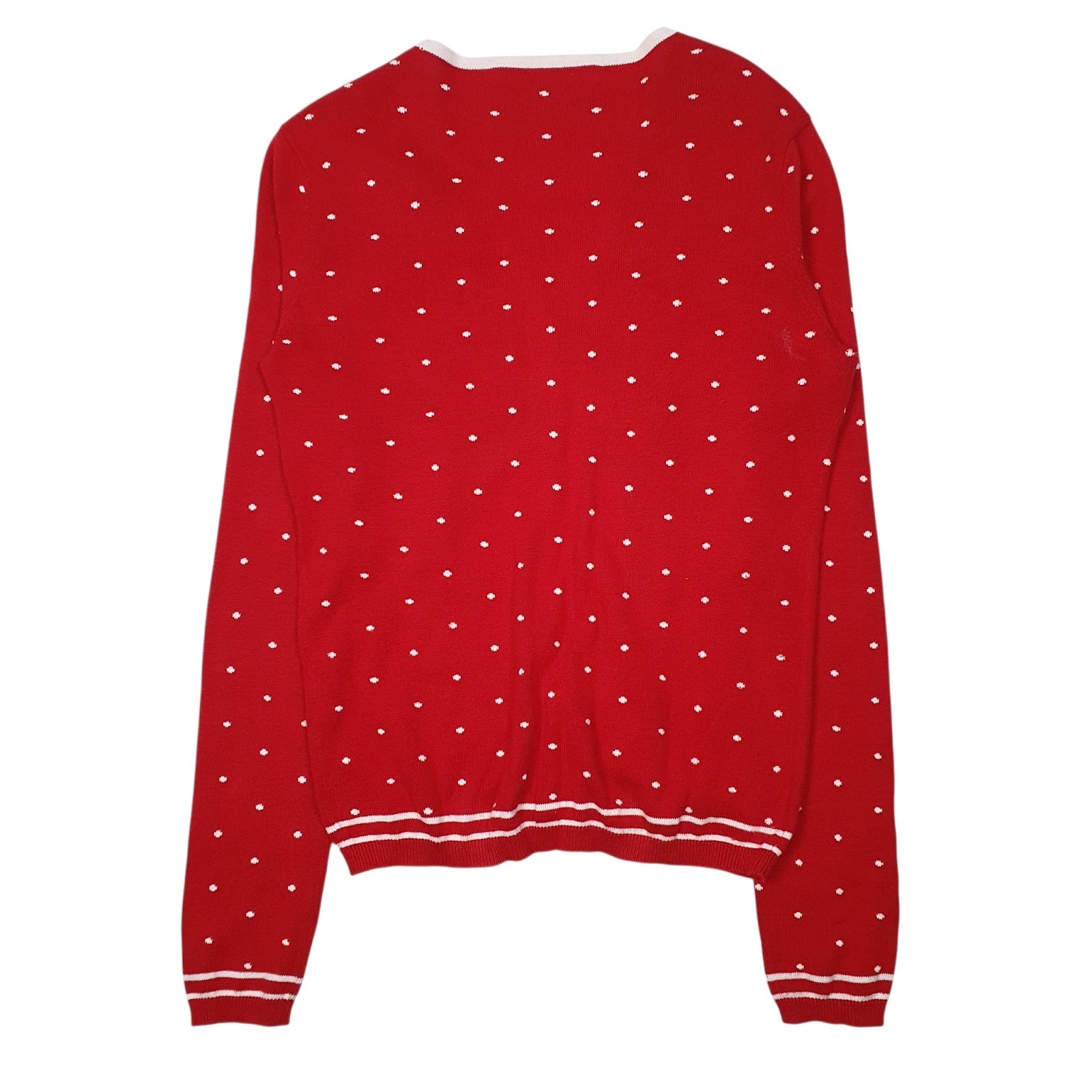 Womens Red Tommy Hilfiger  Cardigan Jumper