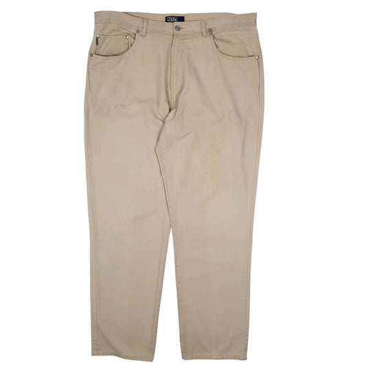 Mens Beige Polo Ralph Lauren Vintage 2000s Chino Trousers