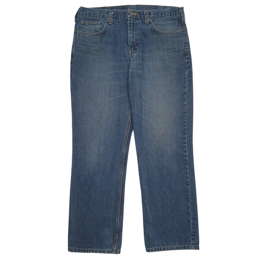 Mens Blue Carhartt BD1483-M Casual JeansW35 L30