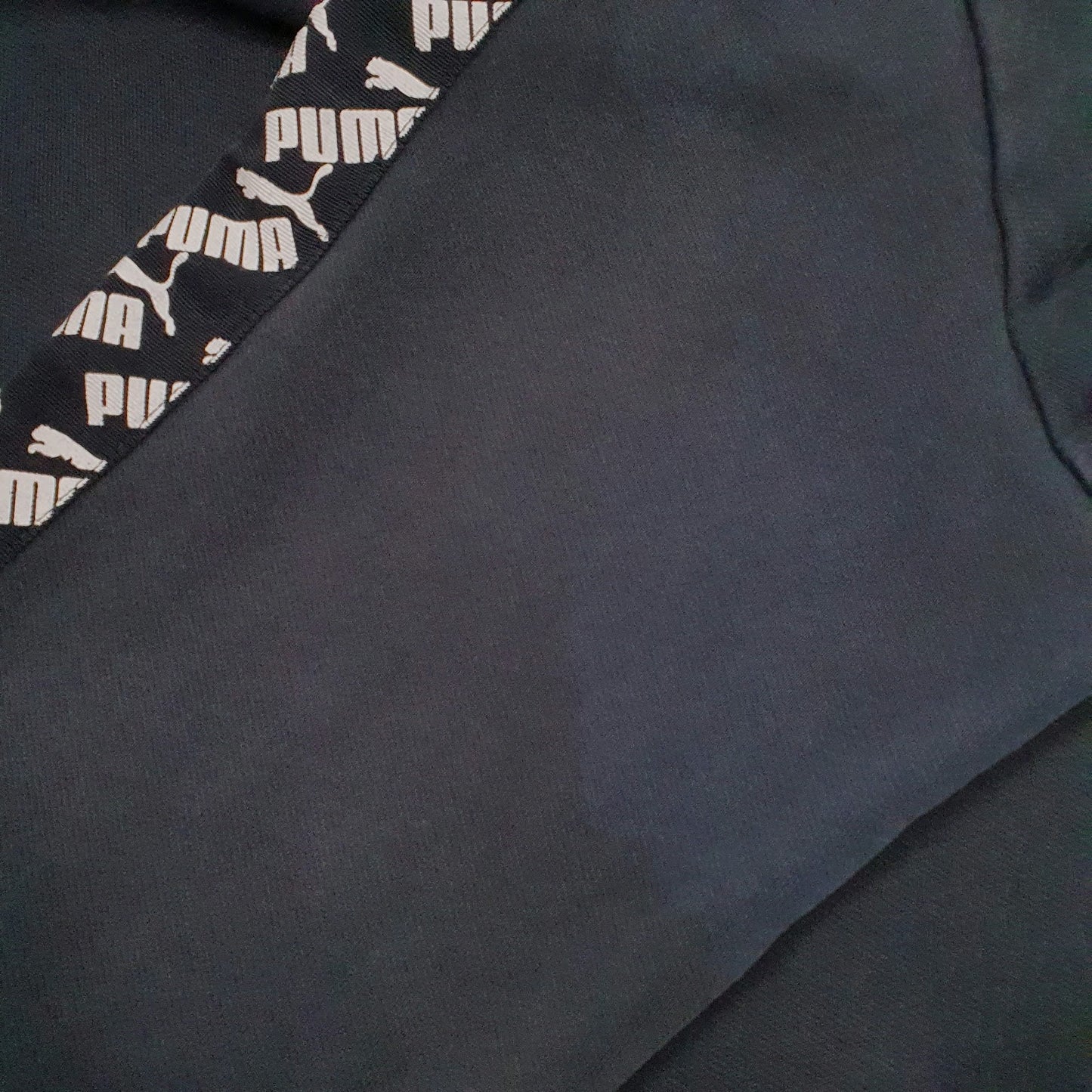 Mens Black Puma  Crewneck Jumper