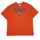 Mens Orange Port & Company Princeton Football Short Sleeve T Shirt