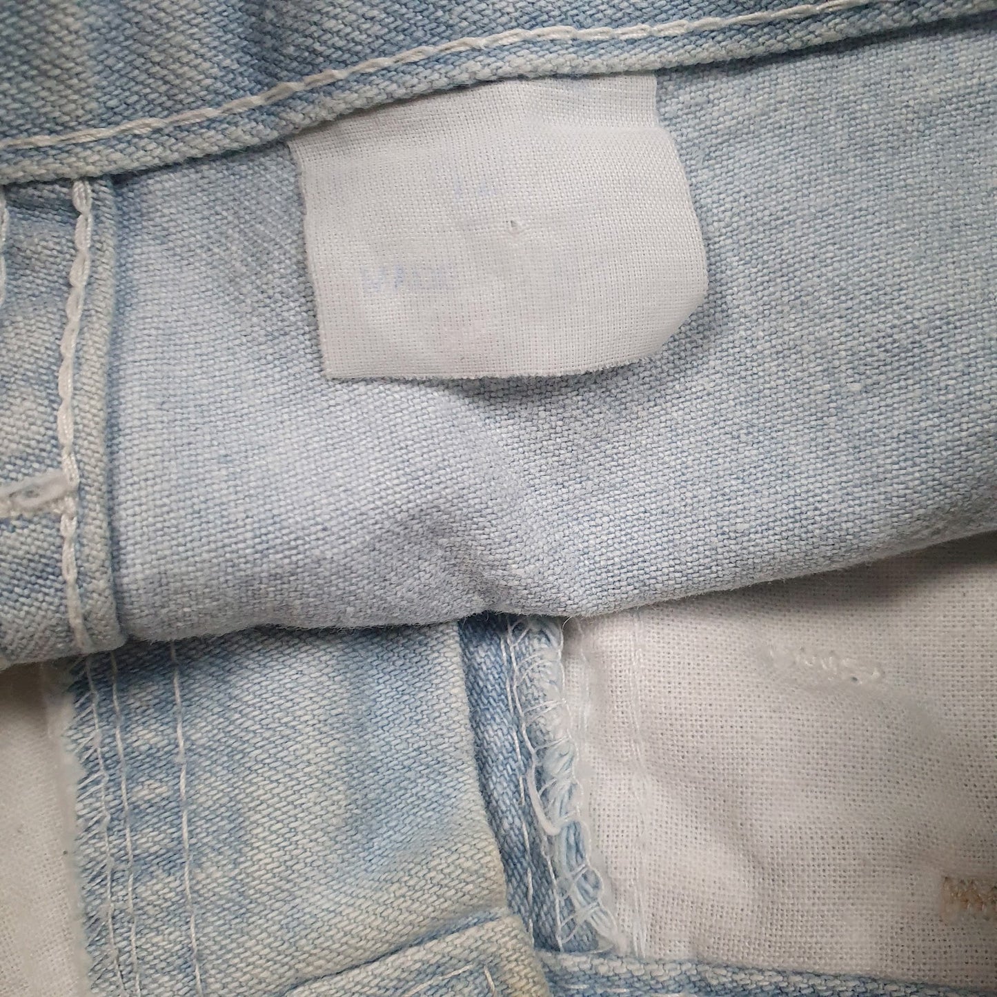 Womens Blue Iber Jeans Embroidered  Shorts