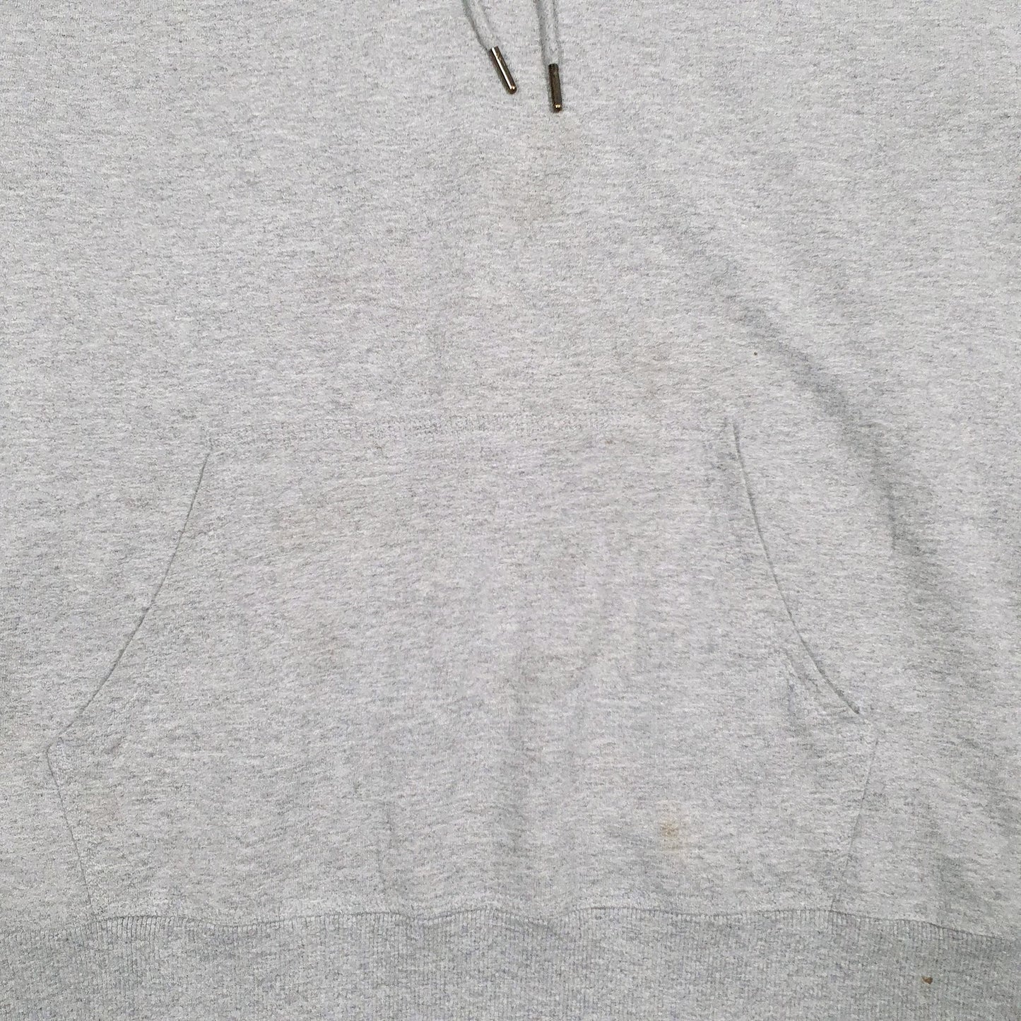 Mens Grey Champion Spellout Hoodie Jumper