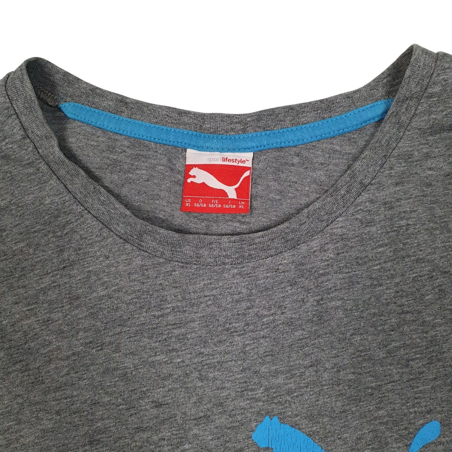 Mens Grey Puma   T Shirt