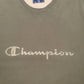 Mens Green Champion Spellout  T Shirt